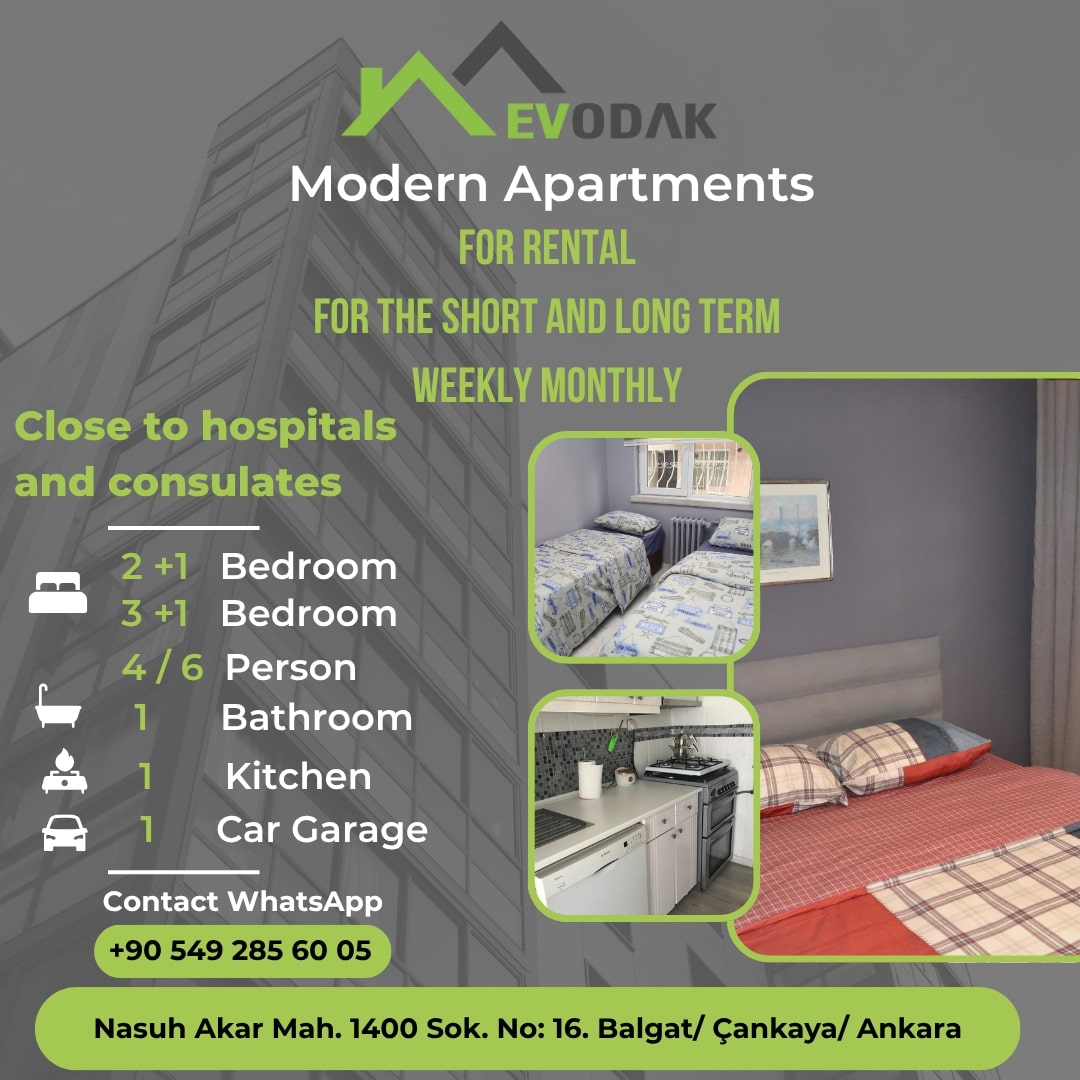 Apartments for rent in Ankara