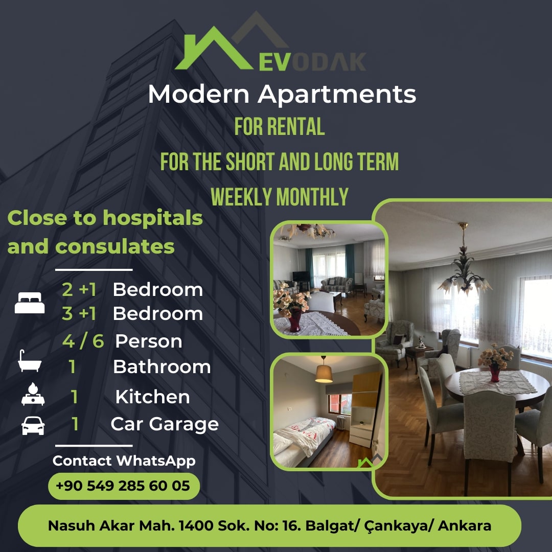 Furnished apartments in Ankara