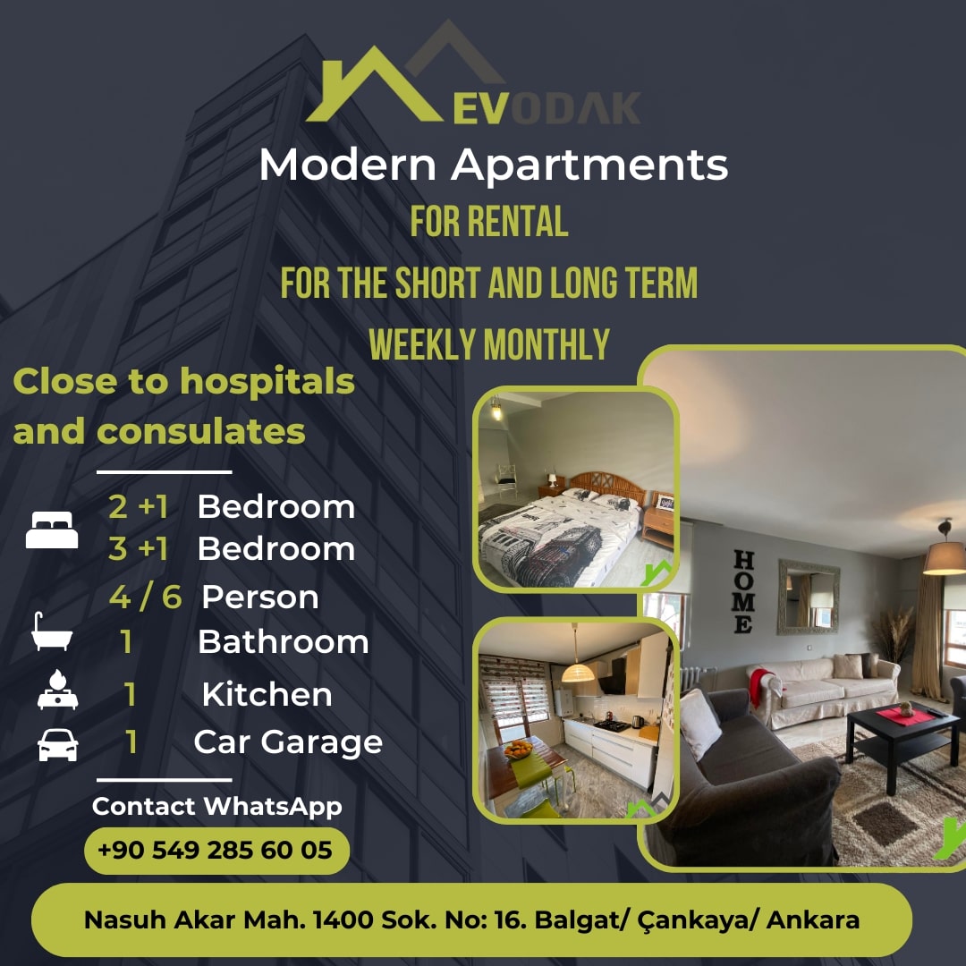 Söğütözü apartments for rent