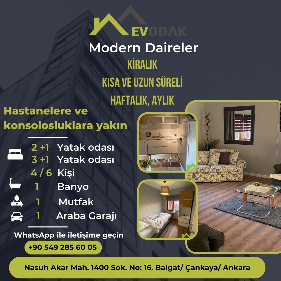 Uluslararası hastalar için Ankara konaklama