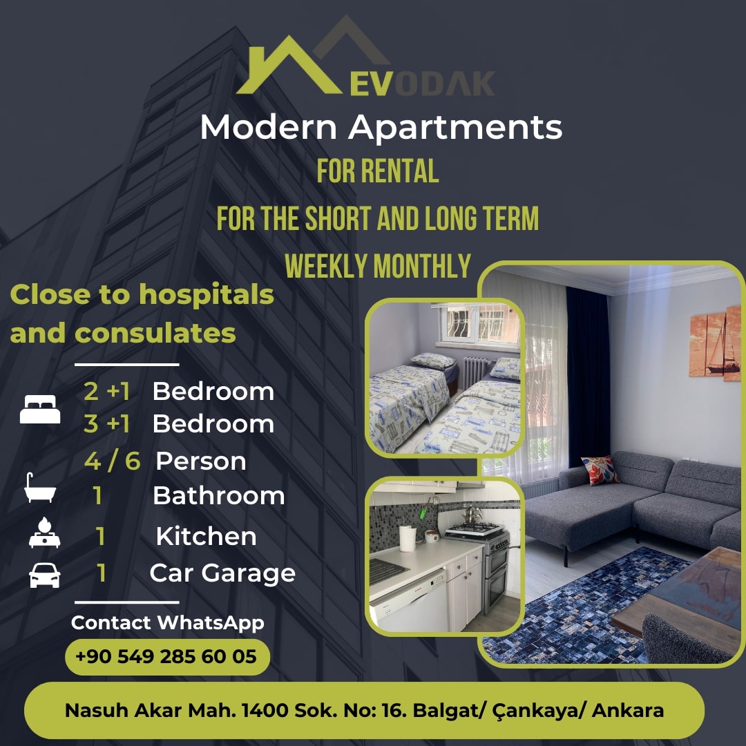 Medicana Hospital Çankaya short-term accommodation