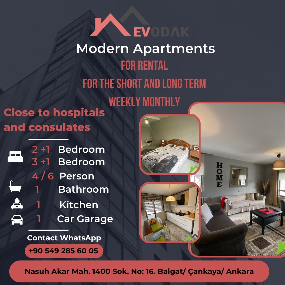 Ankara furnished apartment rental