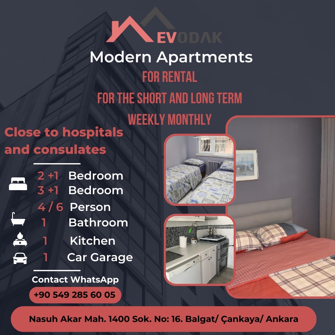 Ankara safe rental apartment 