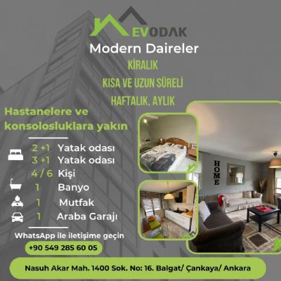 Ankara’da Sadece Konaklamayın, Evodak’ta Yaşayın