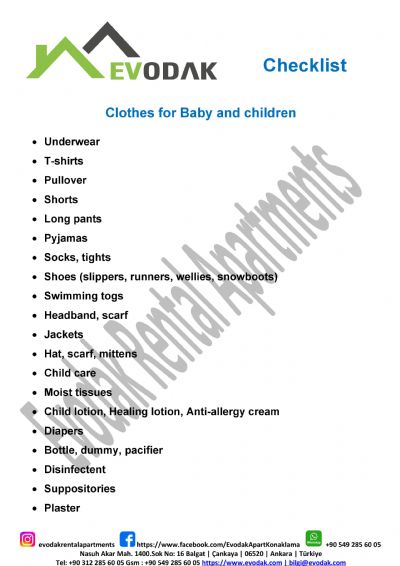 Clothes for Baby and children