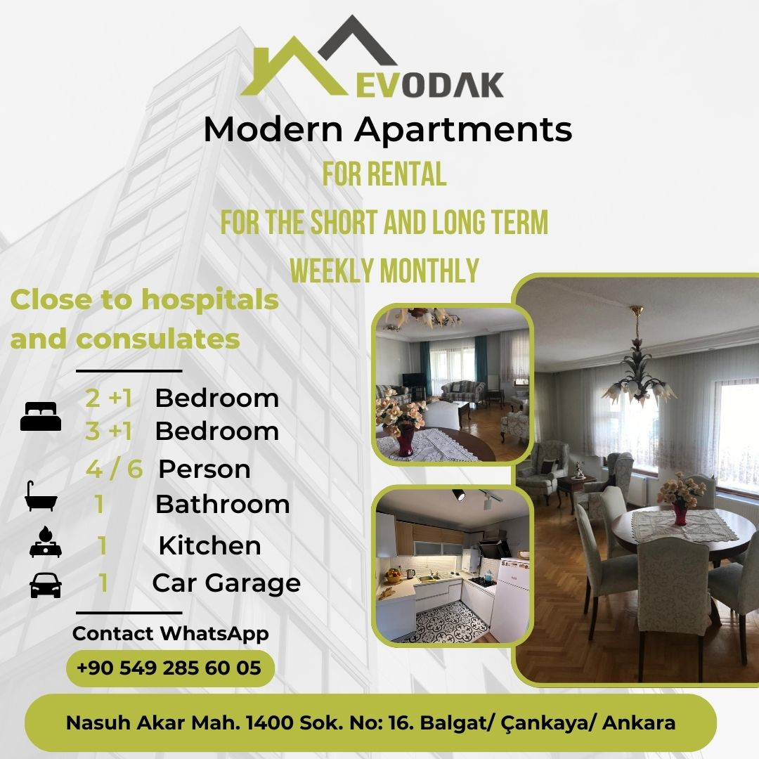 Best furnished apartments for Arabic families coming for medical treatment in Turkey.